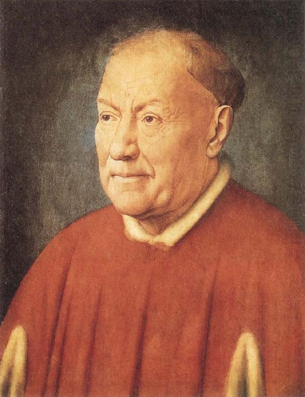 EYCK, Jan van Portrait of Cardinal Nicola Albergati china oil painting image